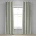 thumbnail image 1 of Ambesonne Tropical Grommet Curtain, Tree Branches Silhouettes, 50" x 108", Eggshell White, 1 of 6