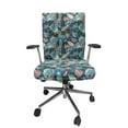 thumbnail image 1 of Ambesonne Tropical Office Chair Cover Stretchable High Back, Hawaiian Jungle Botanical, Sea Blue and Multicolor, 1 of 1