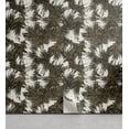 thumbnail image 1 of Ambesonne Tropical Peel & Stick Wallpaper for Home, Earthy Exotic Pattern Leaf, 13"x72", Dark Taupe White, 1 of 5