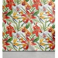 thumbnail image 1 of Ambesonne Tropical Peel & Stick Wallpaper for Home, Exotic Lilies Watercolor, 13"x100", Scarlet and Reseda Green, 1 of 5