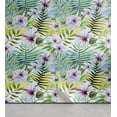 thumbnail image 1 of Ambesonne Tropical Peel & Stick Wallpaper for Home, Exotic Watercolor Flora, 13"x72", Pale Purple and Fern Green, 1 of 5
