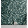 thumbnail image 1 of Ambesonne Tropical Peel & Stick Wallpaper for Home, Grunge Leaves Retro Ink, 13"x36", Forest Green and Dark Teal, 1 of 5