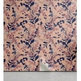 thumbnail image 1 of Ambesonne Tropical Peel & Stick Wallpaper for Home, Japan Vibe Leaf Romance, 13"x36", Dark Indigo Coral Pink, 1 of 5