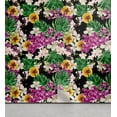 thumbnail image 1 of Ambesonne Tropical Peel & Stick Wallpaper for Home, Orchid Flowery Huddle Art, 13"x100", Purple Green Orange, 1 of 5
