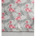 thumbnail image 1 of Ambesonne Tropical Peel & Stick Wallpaper for Home, Palm Leaf Flamingo Floral, 13"x36", Pastel Pink Pale Grey, 1 of 5