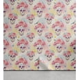 thumbnail image 1 of Ambesonne Tropical Peel & Stick Wallpaper for Home, Sugar Skulls Butterflies, 13"x72", Pale Ruby Dark Coral, 1 of 1