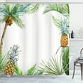 thumbnail image 1 of Ambesonne Tropical Shower Curtain, Frame Style Palm Trees, 69"Wx75"L, Multicolor, 1 of 5
