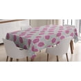 thumbnail image 1 of Ambesonne Tropical Tablecloth Rectangular Table Cover, Crosscut Dragon Fruit, 60"x90", Multicolor, 1 of 4