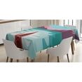 thumbnail image 1 of Ambesonne Tropical Tablecloth Rectangular Table Cover, Kayak Adventure, 60"x90", Multicolor, 1 of 4