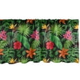 thumbnail image 1 of Ambesonne Tropical Valance Pack of 2, Colorful Summer Foliage, 54"X18", Multicolor, 1 of 4