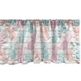 thumbnail image 1 of Ambesonne Tropical Window Valance, Colorful Pineapple Sketch, 54" X 18", Pink Coconut, 1 of 5