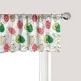 thumbnail image 1 of Ambesonne Tropical Window Valance, Dragonfruit and Avocado, 54" X 18", Pale Pink and Green, 1 of 3