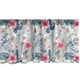thumbnail image 1 of Ambesonne Tropical Window Valance, Hawaiian Botanical, 54" X 12", Pale Grey and White, 1 of 3
