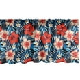 thumbnail image 1 of Ambesonne Tropical Window Valance, Hibiscus Plumeria, 54" X 18", Multicolor, 1 of 3