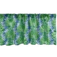 thumbnail image 1 of Ambesonne Tropical Window Valance, Leaves Seaweed Sea Plants, 54" X 12", Azure Blue Green, 1 of 3