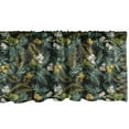 thumbnail image 1 of Ambesonne Tropical Window Valance, Palm Plumeria and Bird, 54" X 18", Multicolor, 1 of 3