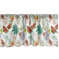 thumbnail image 1 of Ambesonne Tropical Window Valance, Retro Watermelon Papaya, 54" X 12", Multicolor, 1 of 3