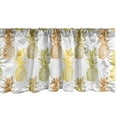 thumbnail image 1 of Ambesonne Tropical Window Valance, Sketched Stamp Minimal, 54" X 18", Olive Green Cinnamon, 1 of 3