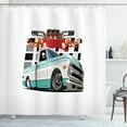 thumbnail image 1 of Ambesonne Truck Shower Curtain, Lowrider Pickup Vehicle, 69"Wx75"L, Multicolor, 1 of 3