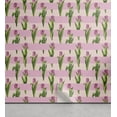 thumbnail image 1 of Ambesonne Tulip Peel & Stick Wallpaper for Home, Garden Flowery Pinkish Lines, 13"x36", Green Lilac Pale Mauve, 1 of 1