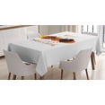 thumbnail image 1 of Ambesonne Turkey Tablecloth Rectangular Table Cover, Bird Pumpkin Pilgrim Hat, 60"x84", Multicolor, 1 of 4