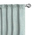thumbnail image 1 of Ambesonne Turquoise Curtains, Hand Drawn Dahlia, Pair of 28"x95", Pale Blue, 1 of 5