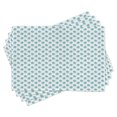 thumbnail image 1 of Ambesonne Turquoise Place Mats Set of 4, Winter Snow Gloves, Standard Size, White and Pale Blue, 1 of 6