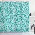 thumbnail image 1 of Ambesonne Turquoise Shower Curtain, Modern Triangles, 69"Wx70"L, Turquoise Teal, 1 of 3