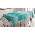 thumbnail image 1 of Ambesonne Turquoise Tablecloth Rectangular Table Cover, Easter Holiday Theme, 52"x70", Turquoise, 1 of 4