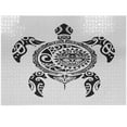 thumbnail image 1 of Ambesonne Turtle Jigsaw Puzzle Durable Cardboard, Hawaiian Maori Animal, 1000 pcs, White and Black, 1 of 1
