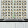 thumbnail image 1 of Ambesonne Turtle Kitchen Curtains, Hand Drawn Ocean Fauna, 55"x39", Multicolor, 1 of 2