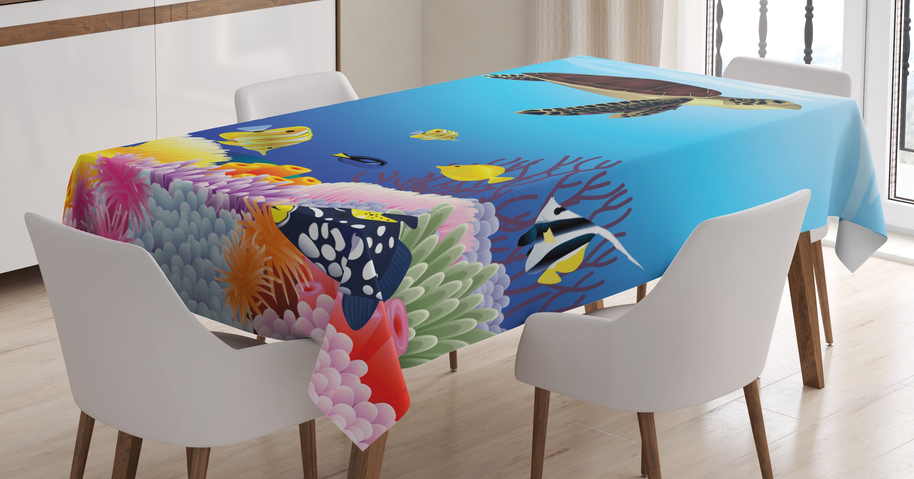 Squared Tablecover Sea Creature Salade main image 0