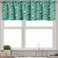 thumbnail image 1 of Ambesonne Turtle Valance Pack of 2, Ocean and Colorful Animals, 54"X12", Multicolor, 1 of 2