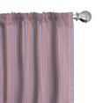 thumbnail image 1 of Ambesonne USA Curtains, Symbolic Independence, Pair of 28"x95", Red White Night Blue, 1 of 5