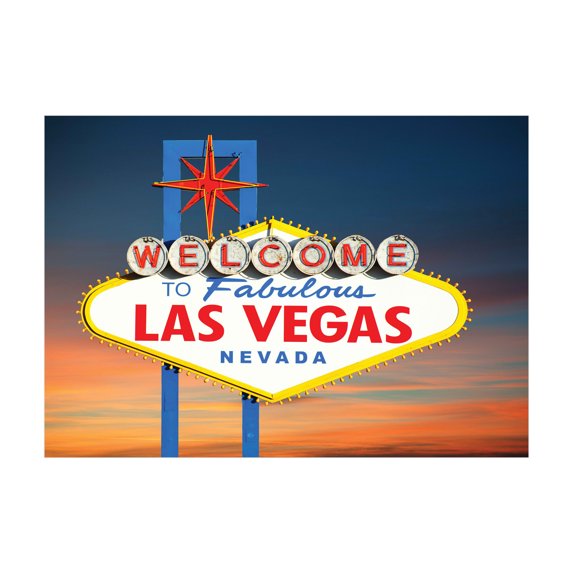 Ambesonne USA Jigsaw Puzzle Durable Cardboard, Fabulous Las Vegas Nevada, 1000 pcs, Multicolor