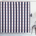 thumbnail image 1 of Ambesonne USA Shower Curtain, Famous Day of United States, 69"Wx84"L, Indigo Red White, 1 of 2