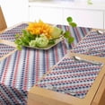 thumbnail image 1 of Ambesonne USA Table Runner & Placemats, Patriotic Western Salute, Placemat 4 pcs + Runner 14"x72", Grey Indigo Red, 1 of 2