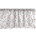 thumbnail image 1 of Ambesonne USA Window Valance, Fourth of July Squares, 42" x 18", Indigo Red White, 1 of 3