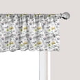 thumbnail image 1 of Ambesonne USA Window Valance, Liberty Manhattan, 54" X 18", Yellow Grey White, 1 of 5