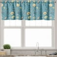 thumbnail image 1 of Ambesonne Under the Sea Valance Pack of 2, Summer Beach Clam, 54"X12", Multicolor, 1 of 2