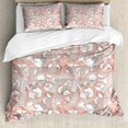 thumbnail image 1 of Ambesonne Underwater Duvet Cover Sets, Octopus Tentacles Ocean, 2-King, Pale Salmon Coral, 1 of 7