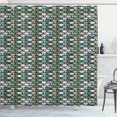 thumbnail image 1 of Ambesonne Underwater Shower Curtain, Fish with Blots on Skin, 69"Wx84"L, Charcoal Grey Multicolor, 1 of 5