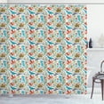 thumbnail image 1 of Ambesonne Underwater Shower Curtain, Jumble Sea Creatures, 69"Wx84"L, Multicolor, 1 of 5