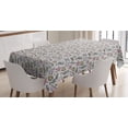thumbnail image 1 of Ambesonne Underwater Tablecloth Rectangular Table Cover, Pastel Retro Marine, 60"x90", Multicolor, 1 of 4