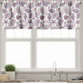 thumbnail image 1 of Ambesonne Underwater Valance Pack of 2, Coral Seahorse Shell, 42"X12", Mauve and Pastel Pink, 1 of 3