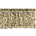 thumbnail image 1 of Ambesonne Underwater Window Valance, Ethnic Aquatic Creatures, 42" x 12", Champagne Multicolor, 1 of 3