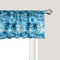 thumbnail image 1 of Ambesonne Underwater Window Valance, Seashells Marine Sea, 54" X 18", Blue White, 1 of 3