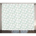 thumbnail image 1 of Ambesonne Unicorn Curtains 2 Panel Set, Mythical Horse Horns, 108" x 96", Multicolor, 1 of 3