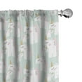 thumbnail image 1 of Ambesonne Unicorn Curtains, Mythical Horse Horns, Pair of 28"x95", Multicolor, 1 of 5