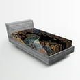 thumbnail image 1 of Ambesonne Unicorn Fitted Sheet, Mandala Design, Twin Size, Multicolor, 1 of 2